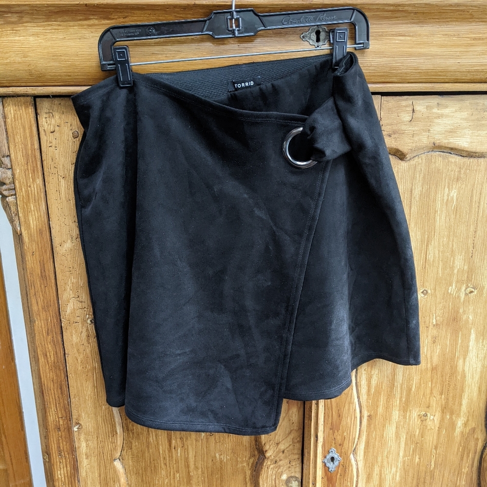 Faux Suede Skirt